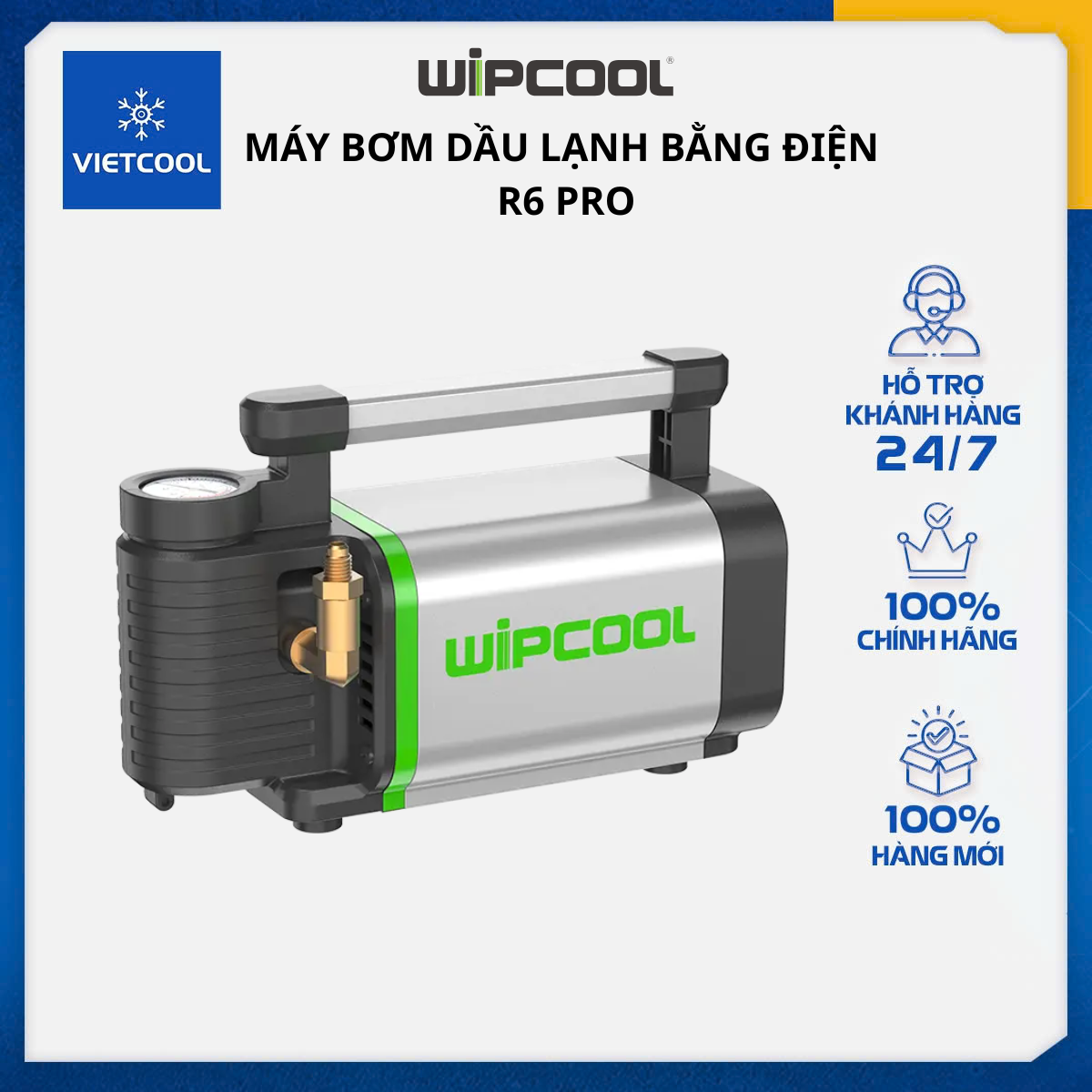 48 MÁY BƠM DẦU LẠNH BẰNG ĐIỆN WIPCOOL R6 PRO - Image 1