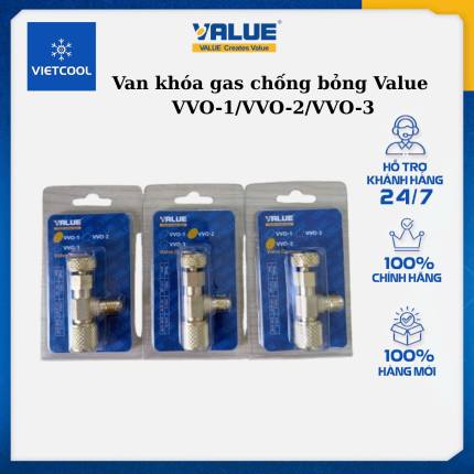 Van khóa gas chống bỏng Value VVO-1/ VVO-2/ VVO-3