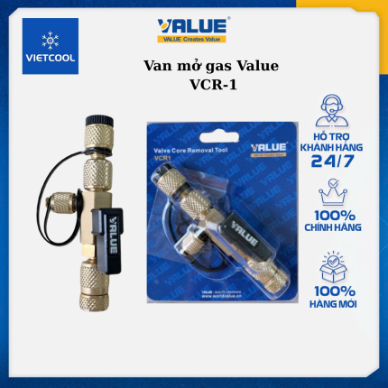 Van mở gas Value VCR-1