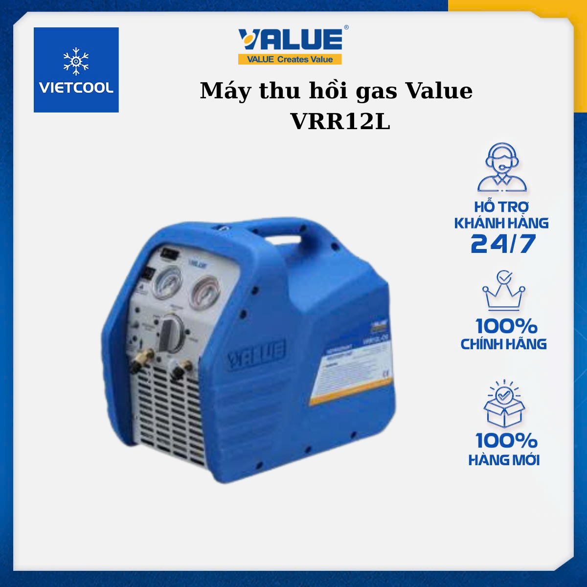 Thêm Tiêu đề Phụ (3) Máy thu hồi gas Value VRR12L - Image 1