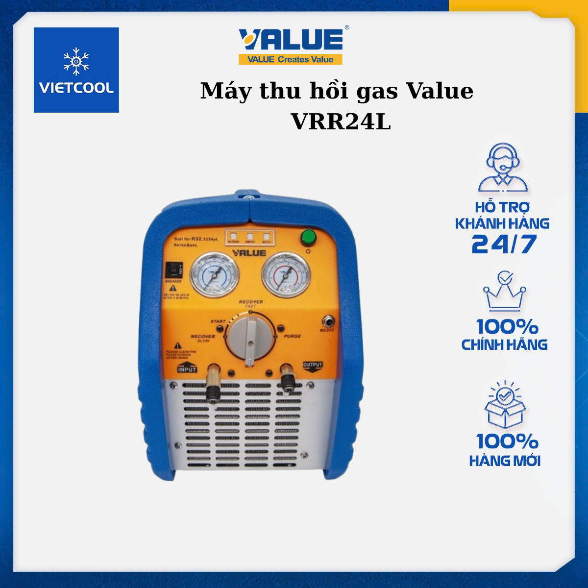 Thêm Tiêu đề Phụ (4) Máy thu hồi gas Value VRR24L - Image 1