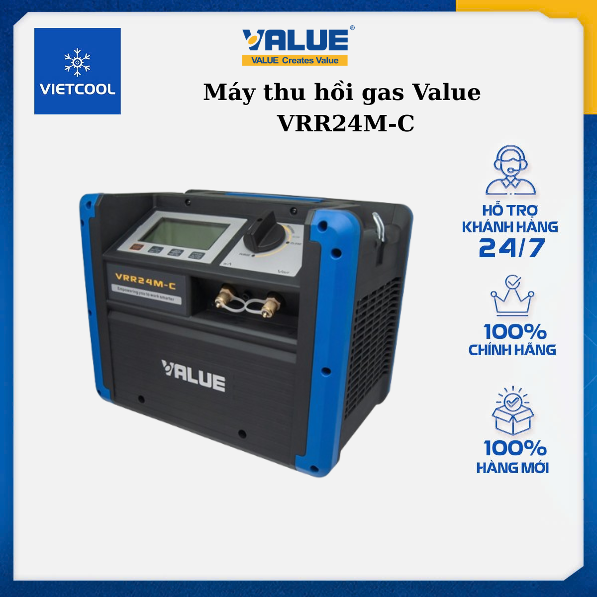Thêm Tiêu đề Phụ (5) Máy thu hồi gas Value VRR24M-C - Image 1